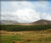 Connemara Mountain landscape